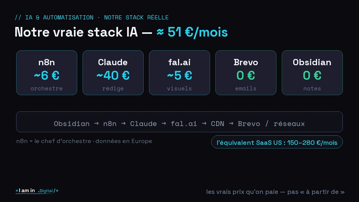 Notre vraie stack IA : les 5 outils qu’on utilise pour faire tourner un média (et leurs vrais prix)